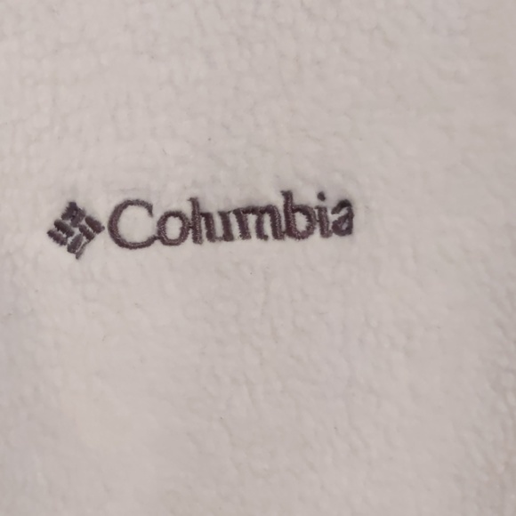 Columbia Women's Medium White Fleece Jacket - Picture 2 of 5